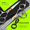 Suvorna Professional Barber Scissors Set - 5.5" Hairdressing & Thinning