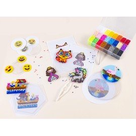 La Manuli Fuse Beads Kit of 24,000 Mini Ironing Beads - Complete Advanced Creative Kit as a Gift for Boys and Girls Aged 12+