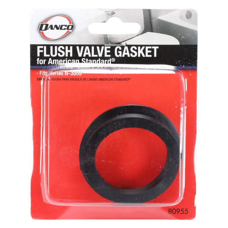 Danco 80955 Flush Valve Gasket for American Standard, Black