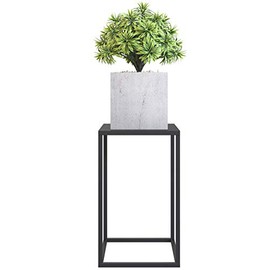 DesignM Steel Flower Stand 24 x 24 x 40 cm Matte Black