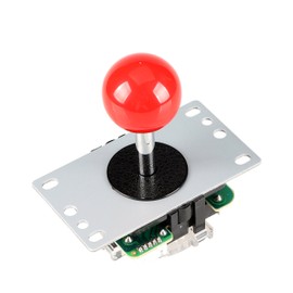 EG STARTS Arcade Classic Competition 5 Pin Stick 4-8 Ways Joystick for Arcade DIY Kit Parts Video Game Mame Jamma Machine Gaming Raspberry Pi Retropie Projects (Red)