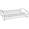 Apollo T6221 Chr Plate Stand 12, Metal, Multi-Colour, 31x8.1x2.2