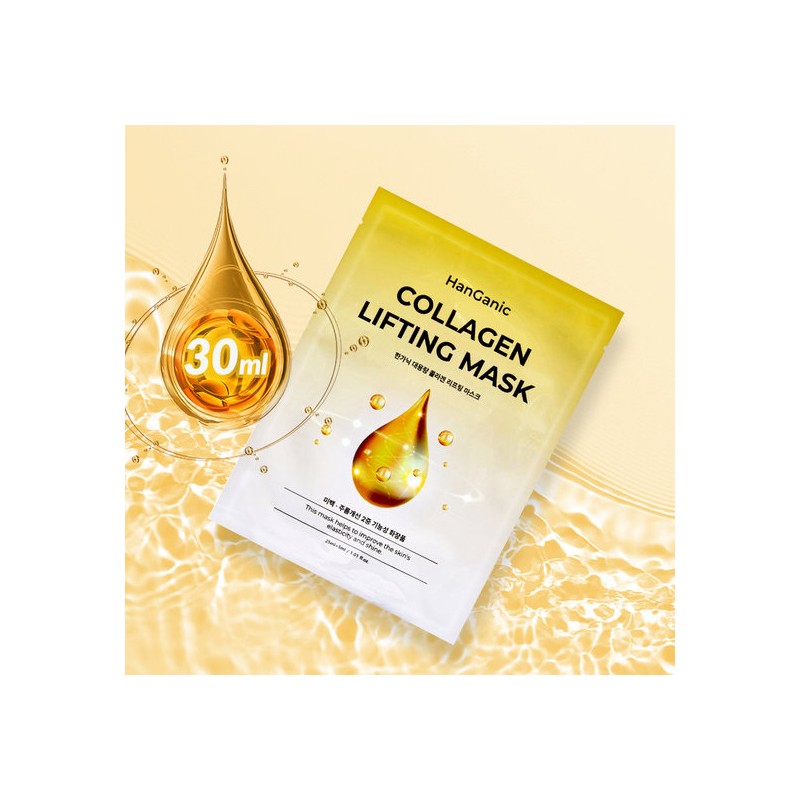 Hanganic Large Capacity Collagen Lifting Mask Pack 30ml x 100
