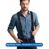 Gucass Men's X-Shape Braces, 3.8 cm Wide, Extra Strong, Elastic,