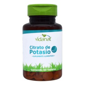 Citrato Potasio Tabletas Vidanat Sabor