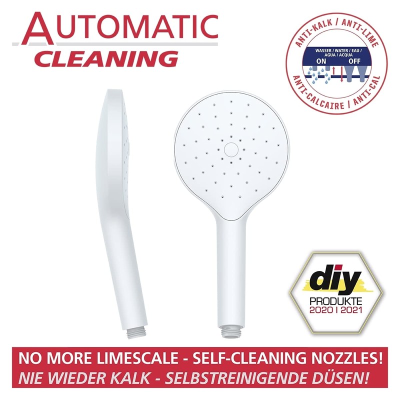 Wenko Wenko Shower Head Automatic Cleaning Shower Head Anti-Limescale with