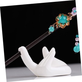 FRCOLOR Ethnic Style Tassel Hair Bun Stick Hairpin Chinese Hair Chopstick Durable Skin Friendly for Women