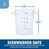 Carlisle FoodService Products Storplus Round Food Storage Container with Stackable