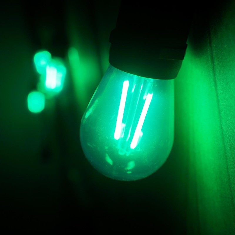 GUILEDUO 15 Pack S14 LED String Light Bulbs, Shatterproof 2