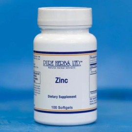 Pure Herbs: Zinc - Softgels 100 ct