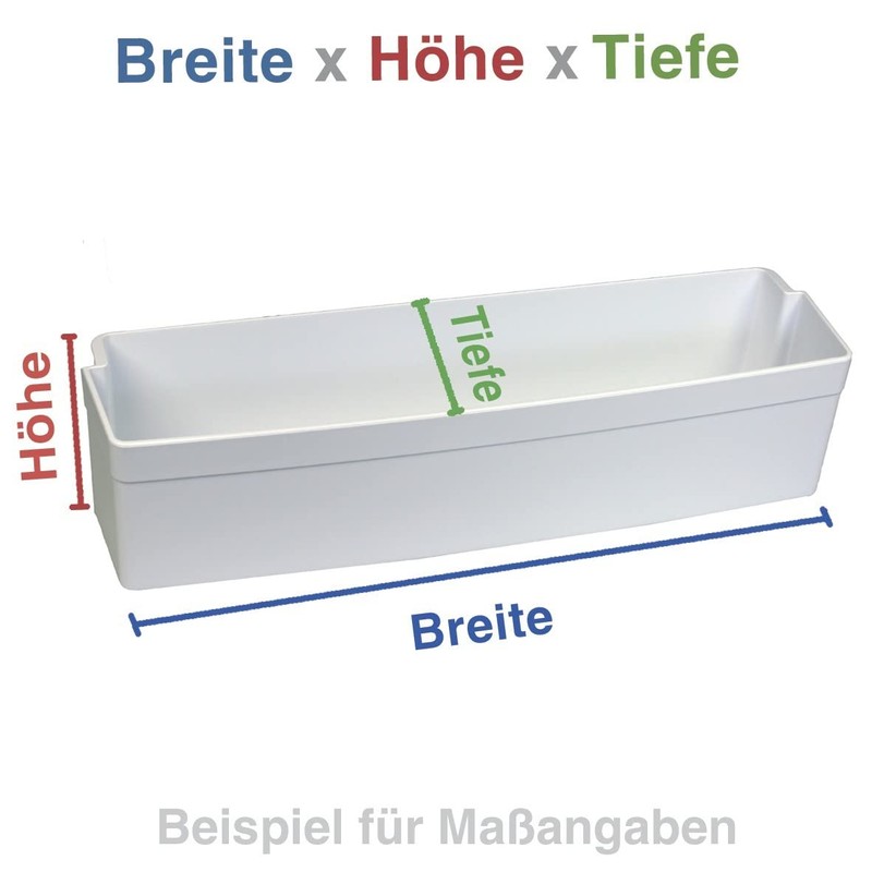 easyPART Suitable for Beko door compartment 4666010100 for fridge, freezer,