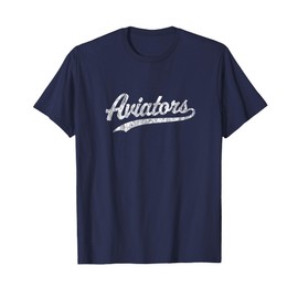 Aviators T Shirt Vintage Sports Name Tee Design T-Shirt