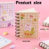 4 Pack Kawaii Rabbit A7 Spiral Notebooks - Cute Cartoon