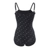 CutiePlusU Cotton Button Crotch Adult Sling Onesie Bodysuit Pyjamas Romper,
