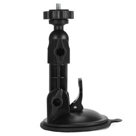 Denash Camera Car Mount, Easy to Clean 360 Degree Rotation Adhesion Wide Compatibility Car Suction Cup Camera Holder for Household Tiles for Action 2