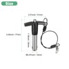 M METERXITY T Handle Lock Pin, 15/32" [12mm] Dia., 1-3/16