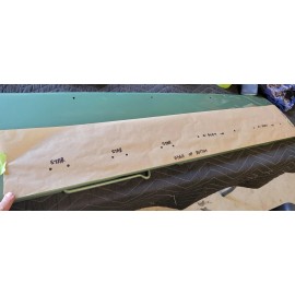 TURNPIKE 1959 1960 CHEVY IMPALA FOXCRAFT CRUISER SKIRTS 12"x60"   ***TEMPLATE***