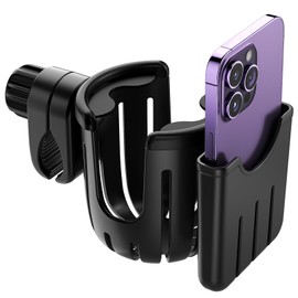 Eletorot Universal Bottle Holder For Bicycle, Pram, Pushchair, Bottle Holder for Drinks Bottles, Baby Bottles, Coffee Holder