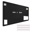 Large Bulletin Board - 60 x 36 Inches, Foldable Decorative