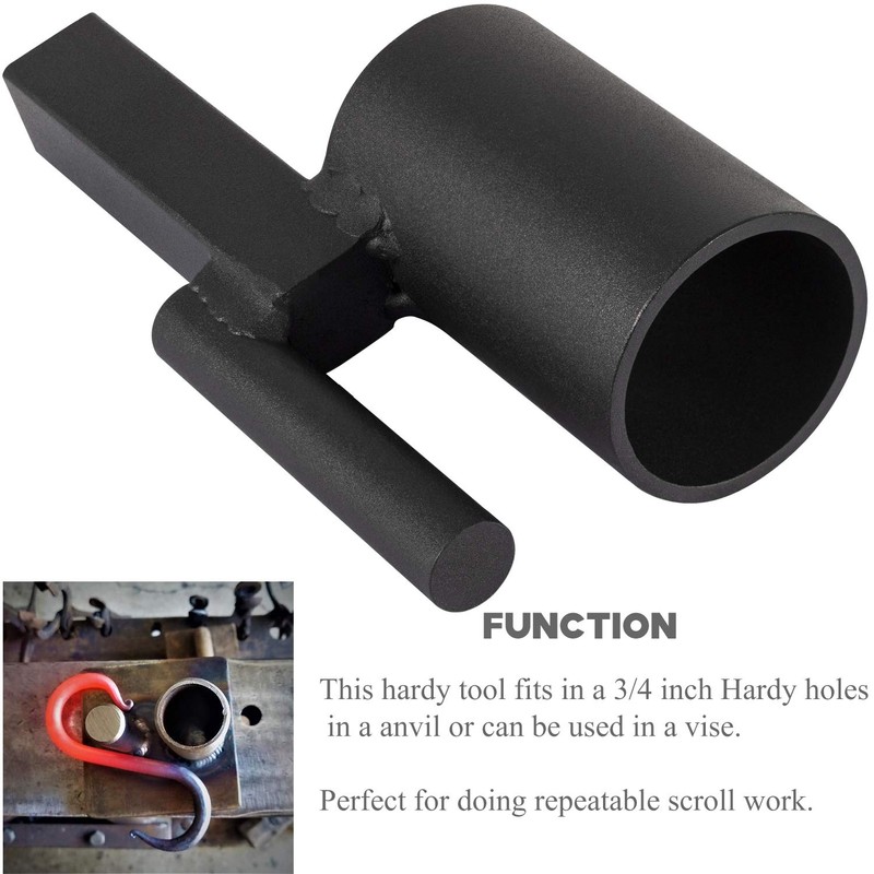 Blacksmith Hardy Anvil Tool 3/4 inch Hardy Turning Bending Forge