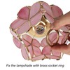 Bieye L10902 Flower Petals Tiffany Style Stained Glass Close to
