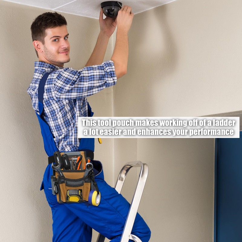 Small Tool Pouch for Tool Belt,Electrician Tool Pouch,Tool Pouch Tool