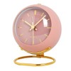 Analog Alarm Clock for Bedside Use – Silent Luminous Pointer