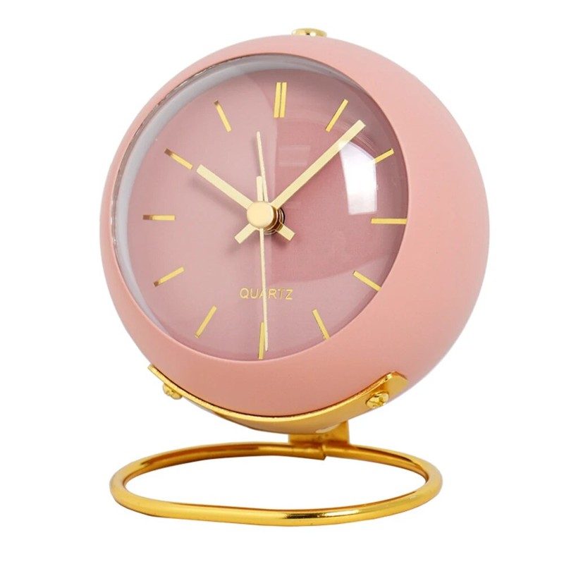 Analog Alarm Clock for Bedside Use – Silent Luminous Pointer
