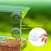 Window Bird Feeder with Strong Suction Cups,Removable Feed Tray,Secure and