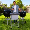 Grill Table Cart for Weber 22 inch Kettle 18in Charcoal