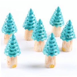 Kisangel 15pcs Resin House Crafts Micro Landscape Garden Decor Handcrafted Adornments for Indoor Outdoor Use Weather Resistant Miniature Decorations for Home and Playtime