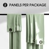 Rutterllow 100% Blackout Curtain 2 Panels, Heat and Full Light