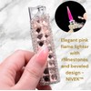 Rhinestone Bling Lighter Luxury Torch Refillable Windproof Elegant Evening Party