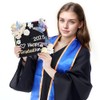 42 Pcs Graduation Hat Decorations Kit Includes 20Pcs Purple Decorative