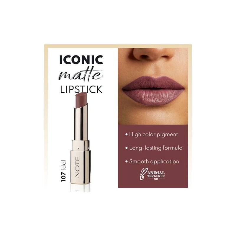 Iconic Matte Lipstick - 107 Idol by Note Cosmetique for