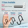 Blau Marité S-Shaped Hooks with Fall Protection System, Pack of