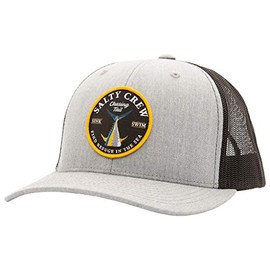 Salty Crew Bottom Dweller Retro Trucker Heather Grey/Black One Size