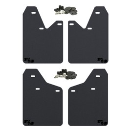 RokBlokz Mud Flaps for 2005-2015 Toyota Tacoma - Multiple Colors Available - Set of 4 - Includes Hardware and Detailed Instructions (Regular, Original, Black with Black Logo)