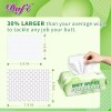 DAFI Flushable Wipes for Adult Wet Wipes,80 Count Unscented Toilet