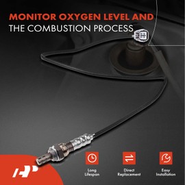 A-Premium - Sensor de oxígeno O2 compatible con Mazda 3 Sport 2014-2018, 3 2014-2018, 6 2014-2019, 2.0L 2.5L, aguas abajo, reemplazo# PE121886Z