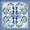 Lorenzo Cana Silk Scarf for Girls Elaborately Printed Cloth 100%