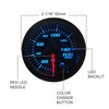 2-1/16" 52mm Fuel Press Gauge Tinted 7 Color 0-140 PSI
