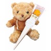 Q-FLA Cupla and3 Bath Salt Bear Set Soap Flower Bouquet Mini Orange Brown Bear Plush Gift, 1 Piece, 1g / Q-FLA 큐플라 and3 입욕제 곰 세트 소프 플라워 부케 미니 오렌지 브라운 곰 인형 선물, 1개, 1g