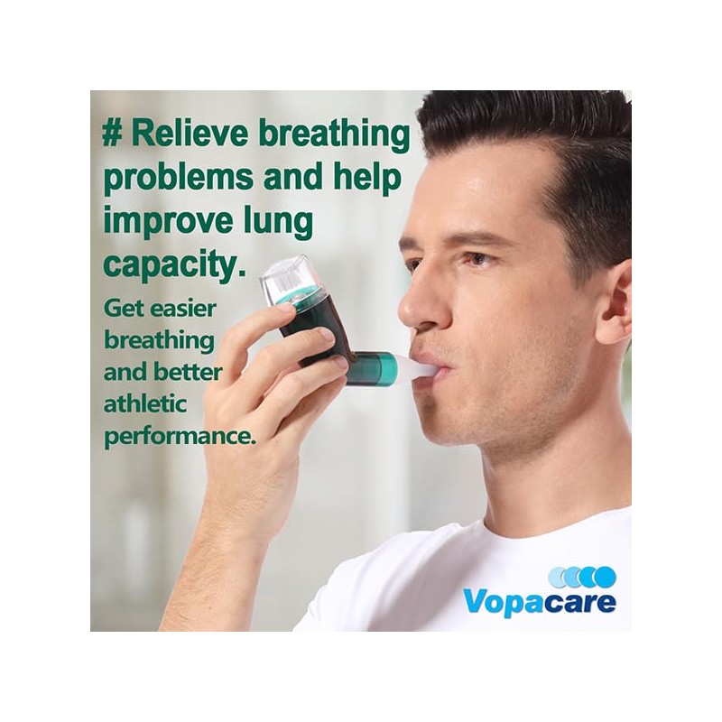 Breathing Exerciser Device for Lungs, Flutter Valve, Expiratory Device