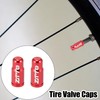 X AUTOHAUX 6pcs Tire Valve Caps Dust Covers for Bicycle