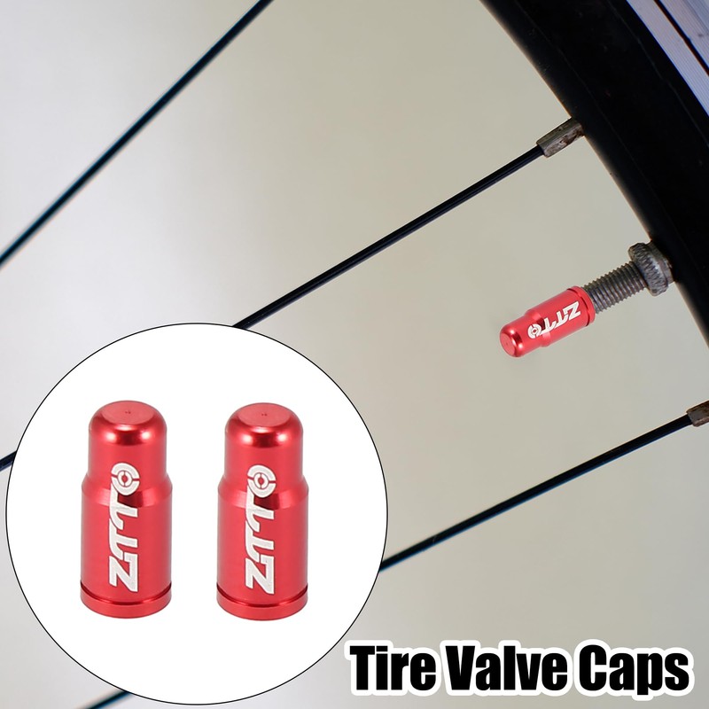X AUTOHAUX 6pcs Tire Valve Caps Dust Covers for Bicycle
