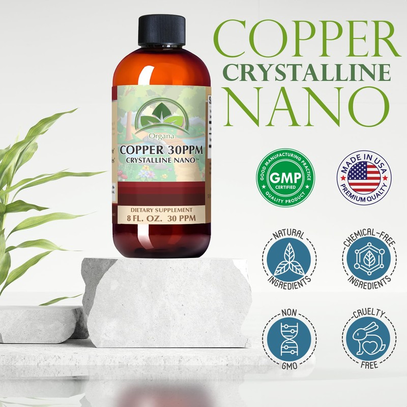 Organa Pure Crystalline Liquid Copper Supplement - 30 PPM -