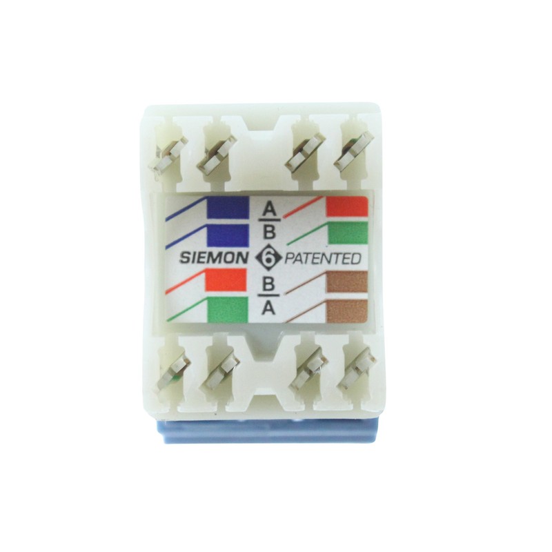 Siemon MX6-F06 Max Category 6 RJ45 UTP Ethernet Jack, CAT6