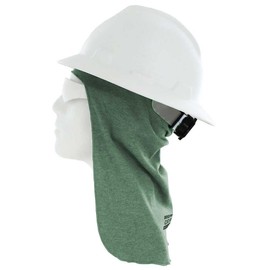 Flame Resistant FR Hard Hat Liner Sun Shade (Green) - Made in The USA