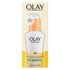 Olay Complete Moisturizer Sensitive Spf#30 2.5 Ounce (75ml) (Pack of 6)
